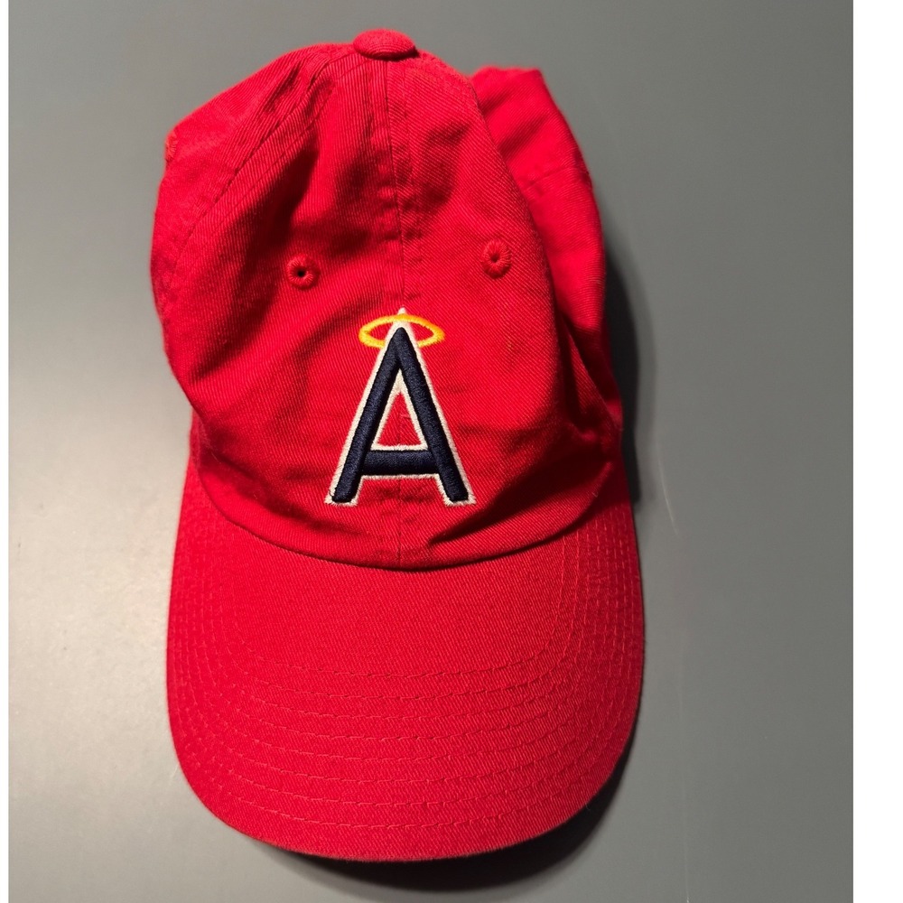 American Needle Los Angeles Angels Cooperstown Collection Red Halo Logo Hat